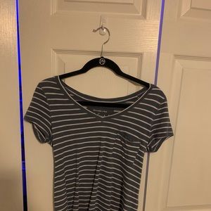 Abercrombie and ditched striped tee